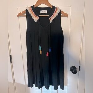 Black Sleeveless Dress with Tassels and Fringe
Size S
Current Project
